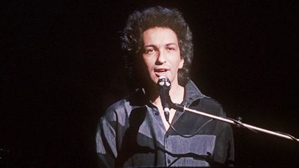 Michel Berger sur la scène du Zénith de Paris le 11 avril 1986
 (AFP / Patrick Kovarik)