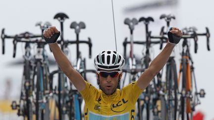  (Vincenzo Nibali à l'arrivée à Hautacam jeudi signe sa quatrième victoire sur ce Tour  © REUTERS)