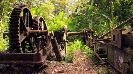 L'usine sucrière de Soulou est située à&nbsp;M’Tsangamouji, au nord-ouest de Mayotte. Les naturalistes estiment le montant des travaux de rénovation entre dix et quinze millions d'euros, note Mayote 1ère. (ORNELLA LAMBERTI / AFP)