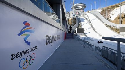 Le site du sauf à ski des Jeux olympiques de Pékin 2022. (WANG ZHAO / AFP)