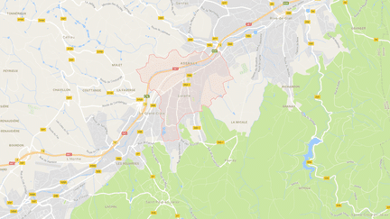 Carte de localisation de&nbsp;Lorette, dans la Loire. (GOOGLEMAPS)