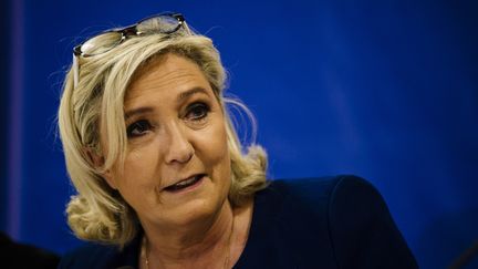 Marine Le Pen, le 3 mai 2019.&nbsp; (DIMITAR DILKOFF / AFP)