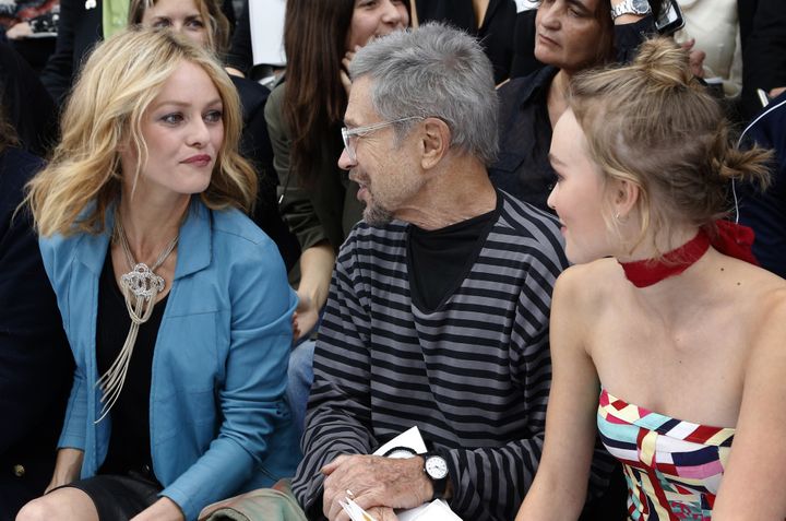 Vanessa Paradis, Jean-Paul Goude, Lily Rose Depp
 (François Guillot/AFP)