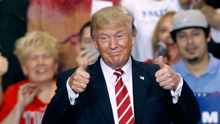 Le président des Etats-Unis, Donald Trump, lors d'un meeting à Phœnix (Arizona), le 22 août 2017. (RALPH FRESO / GETTY IMAGES NORTH AMERICA / AFP)