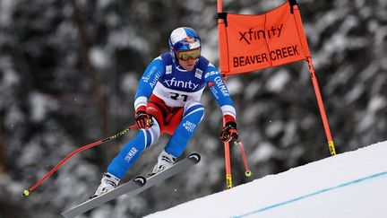 Alexis Pinturault lors de la descente de Beaver Creek, le 3 décembre 2022. (TOM PENNINGTON / AFP)