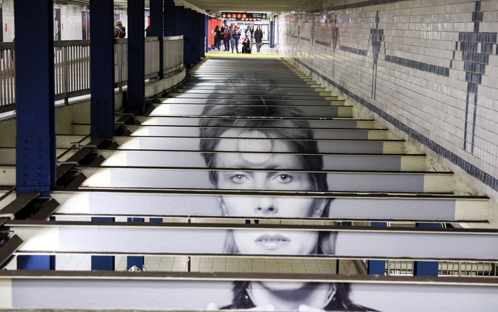 David Bowie sous nos pas...
 (William Volcov / MaxPPP)