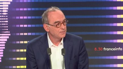 Xavier Piechaczyck, président du Directoire de RTE, invité du 8h30 franceinfo, le 1er décembre 2022 (FRANCEINFO / RADIO FRANCE)