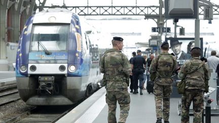  (Des soldats et des agents de sûreté de la SNCF se sont entraînés ensemble (illustration) © MaxPPP)