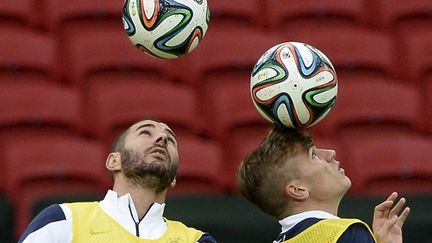 Antoine Griezmann et Karim Benzema.