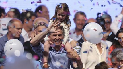 &nbsp; (Le candidat de l’opposition libérale, Mauricio Macri, a été dimanche président de l’Argentine © MaxPPP)