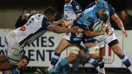 Nicolas Van Rensburg sonne la charge pour Montpellier (SYLVAIN THOMAS / AFP)