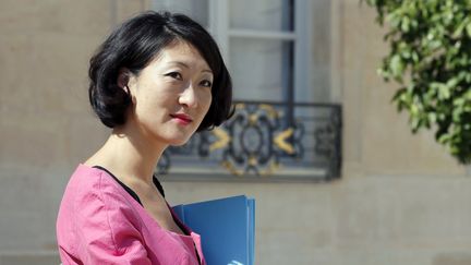 La ministre d&eacute;l&eacute;gu&eacute;e aux PME et &agrave; l'Economique num&eacute;rique, Fleur Pellerin, &agrave; Paris, le 18 juillet 2012. (PATRICK KOVARIK / AFP)