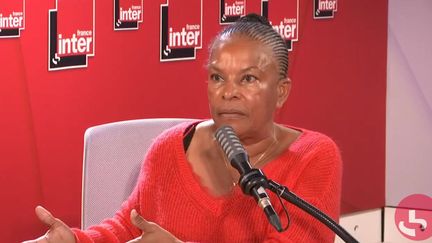 Christiane Taubira, l'ancienne ministre de la Justice, invitée de France Inter, le 11 septembre 2020. (FRANCEINTER / RADIOFRANCE)