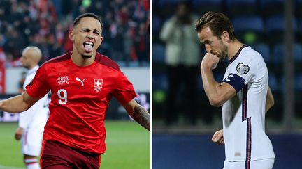 La Suisse et l'Angleterre se sont qualifiés pour le Mondial au Qatar.&nbsp; (AFP)