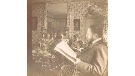 Adouard Vuillard, Thadée and Misia Natanson in the Salon, Rue St Florentin, 1898.
 (Private Collection - 2012 Artists Rights Society (ARS), New York)