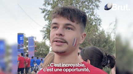 A l’occasion du match d’ouverture de la Coupe du monde de rugby, Brut était aux côtés des supporters français dans la plus grande fan zone de France, à Toulouse. (Brut.)