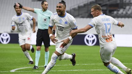 Dimitri Payet, buteur face à Nantes (NICOLAS TUCAT / AFP)