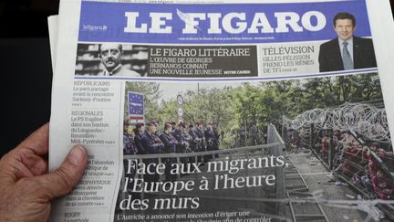 La Une du journal du 29 octobre 2015 (ROBERT ALEXANDER / ARCHIVE PHOTOS / GETTY IMAGES)