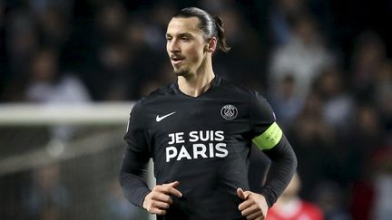 L'attaquant parisien Zlatan Ibrahimovic lors de la victoire du PSG à Malmö, en Suède, lors de la phase de poule de la Ligue des Champions, le 25 novembre 2015. (REUTERS)