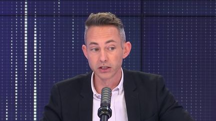 Ian Brossat, porte-parole du PCF, adjoint à la maire de Paris en charge du Logement sur franceinfo le 5 juin 2021. (FRANCEINFO / RADIO FRANCE)