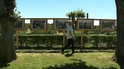 Une partie de l'expo en plein air de Bellême
 (France 3 Culturebox Capture d&#039;écran)