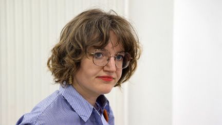 L'eurodéputée EELV Marie Toussaint, à Paris, le 10 juillet 2023. (LUDOVIC MARIN / AFP)