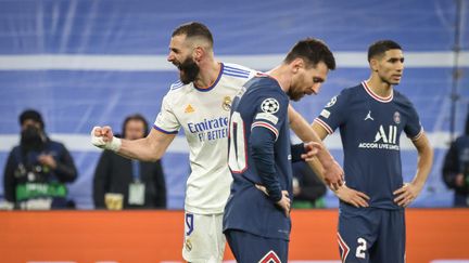 Décidément, le&nbsp;PSG bute sur les huitièmes de finale. Après celui perdu en Coupe de France, les Parisiens s'inclinent&nbsp;au match retour face au Real Madrid (3-1) en Ligue des champions, le 9 mars 2022. Ici, Lionel Messi, tête bassée, accuse le coup. Si les Parisiens pensaient être en bonne posture pour se qualifier après leur victoire à l'aller (1-0), c'était sans compter sur&nbsp;le talent de Karim Benzema, auteur d'un triplé. Un nouveau coup dur pour le club de la&nbsp;capitale. (MAXPPP)