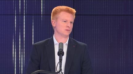 Adrien Quatennens,&nbsp;député La France insoumise du Nord était l'invité du "8h30&nbsp;franceinfo", mercredi 15&nbsp;septembre 2021. (FRANCEINFO / RADIOFRANCE)