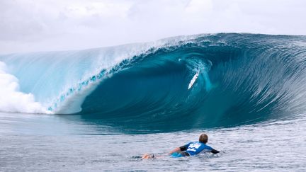 JO 2024 à Tahiti, la mythique vague de TeaHupo'o et son site professionnel pour les surfers. Les riverains se plaignent d'une pollution nauséabonde. (Illustration) (WILL HAYDEN-SMITH / WORLD SURF LEAGUE VIA GETTY IMAGES)