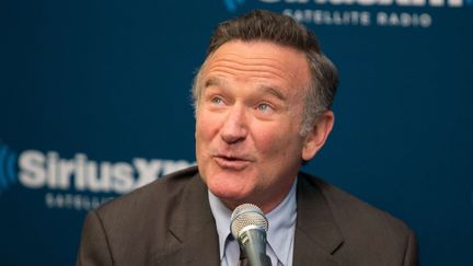 Robin Williams le 25 septembre 2013 à New York, à la radio SiriusXM
 (Jason Shaltz / AP Sipa)