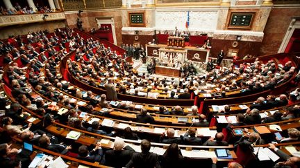 Les d&eacute;put&eacute;s &agrave; l'Assembl&eacute;e nationale, le 14 octobre 2014. (YANN KORBI / CITIZENSIDE / AFP)