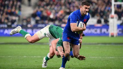 Melvyn Jaminet a livré une prestation solide face à l'Irlande, samedi. (FRANCK FIFE / AFP)