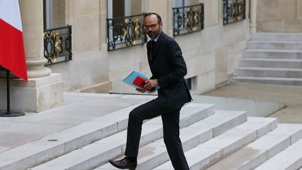 Edouard Philippe, Premier ministre, à l'Elysée, le 18 mai 2017. (MAXPPP)