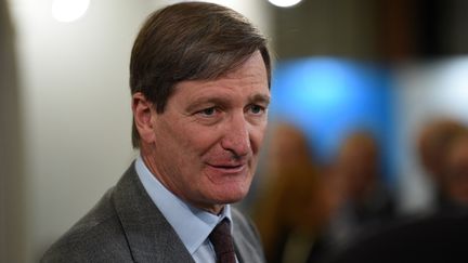 L'ancien député britannique Dominic Grieve assiste à la deuxième journée de la conférence annuelle du Parti conservateur, à Manchester, le 30 septembre 2019. (OLI SCARFF / AFP)