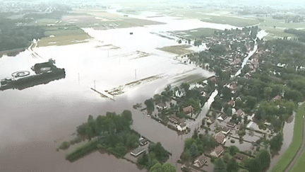 Inondations : les images impressionnantes du survol de la zone