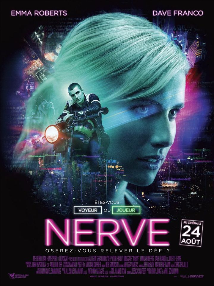 "Nerve" : l'affiche française
 (Metropolitan FilmExport)