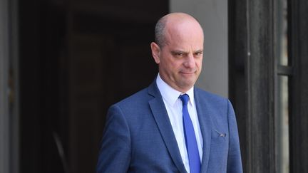 Le ministre de l'Education, Jean-Michel Blanquer, devant le palais de l'Elysée, le 25 juin 2019.&nbsp; (MAXPPP)