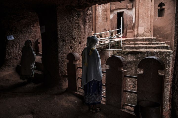 Les églises souterraines.
 (EDUARDO SOTERAS / AFP)