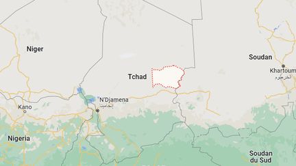 Le Franco-Australien a été enlevé dans la province du Wadi Fira, dans l'est du Tchad. (GOOGLE MAPS)