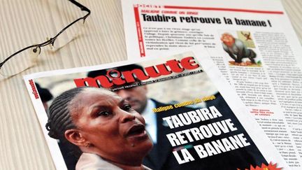 &nbsp; (C.Taubira comparée à un singe : 10.000 d'amende pour le directeur de Minute © MaxPPP)