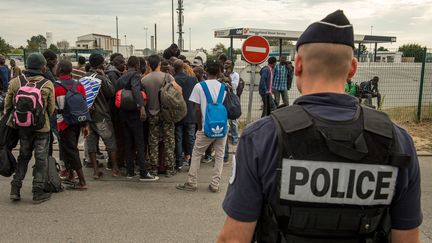 La jungle de Calais le 13 septembre 2016 (PHILIPPE HUGUEN / AFP)