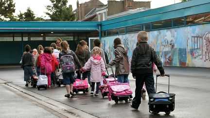 Les enfants souffrant d'un trouble de d&eacute;ficit de l'attention connaissent notamment des difficult&eacute;s scolaires.&nbsp; (PHILIPPE HUGUEN / AFP)