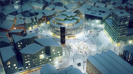 &nbsp; (La ville de Kiruna vue par les architectes dans le futur © White and Tegmark)