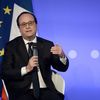 Le président de la République, François Hollande, lors d'une conférence sur le système éducatif à Paris, le 2 mai 2016. (STEPHANE DE SAKUTIN / AFP)