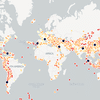 Les principaux s&eacute;ismes qui ont secou&eacute; le globe depuis 4000 ans (NICOLAS ENAULT / FRANCETV INFO)