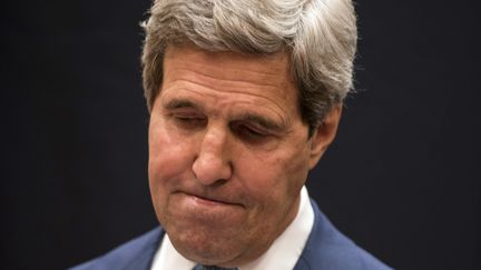 Le secr&eacute;taire d'Etat am&eacute;ricain, John Kerry, le 22 juin 2014, au Caire. (BRENDAN SMIALOWSKI / AFP)