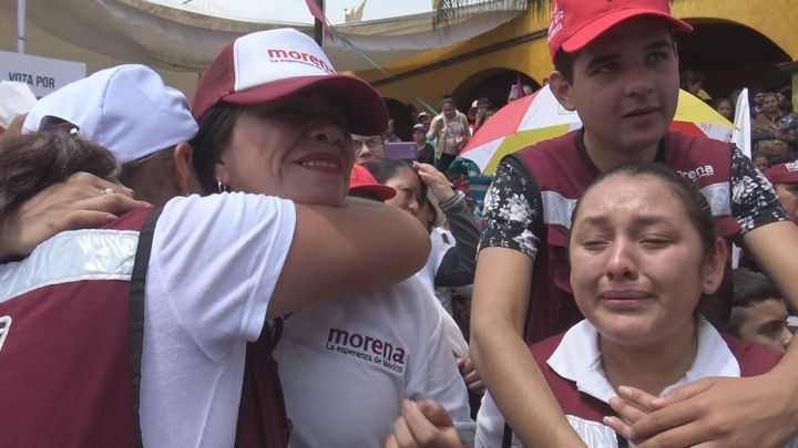 Les habitants d'Apaseo El Alto, touchés par le courage de Carmen Ortiz. (GILLES GALLINARO / RADIO FRANCE)