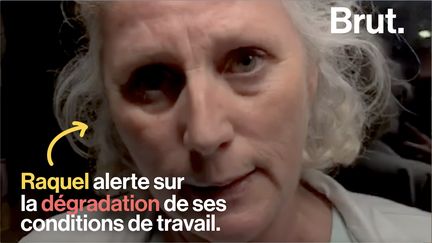 Raquel, infirmière à l'hôpital Saint-Antoine à Paris, compte parmi les nombreux professionnels de santé qui se révoltent contre les conditions de travail au sein des hôpitaux. &nbsp; (BRUT)