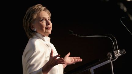 Hillary Clinton, le 7 juin 2017 à New York (Etats-Unis).&nbsp; (MONICA SCHIPPER / GETTY IMAGES NORTH AMERICA / AFP)