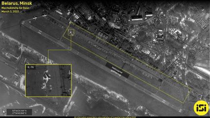 Image satellite d'une base militaire près de Minsk, en Biélorussie. (EYEPRESS NEWS)